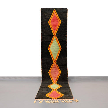 Moroccan Vintage Runner Rug 2.4 x 10.9 feet - Ettilux Home